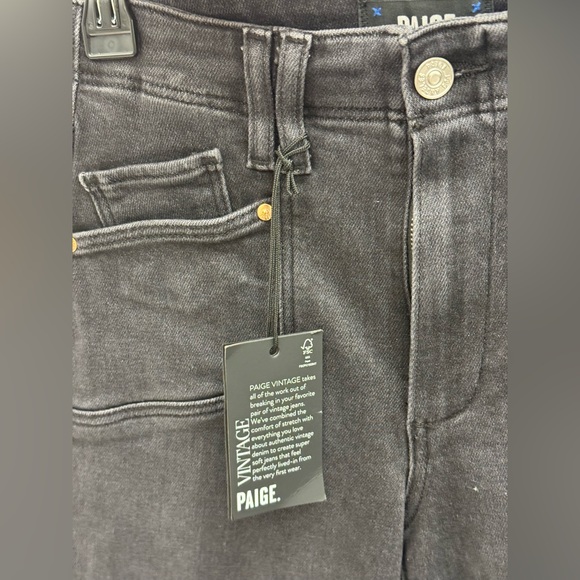 PAIGE Anessa High-Rise Crop Wide-Leg Jeans NWT - Picture 3 of 10